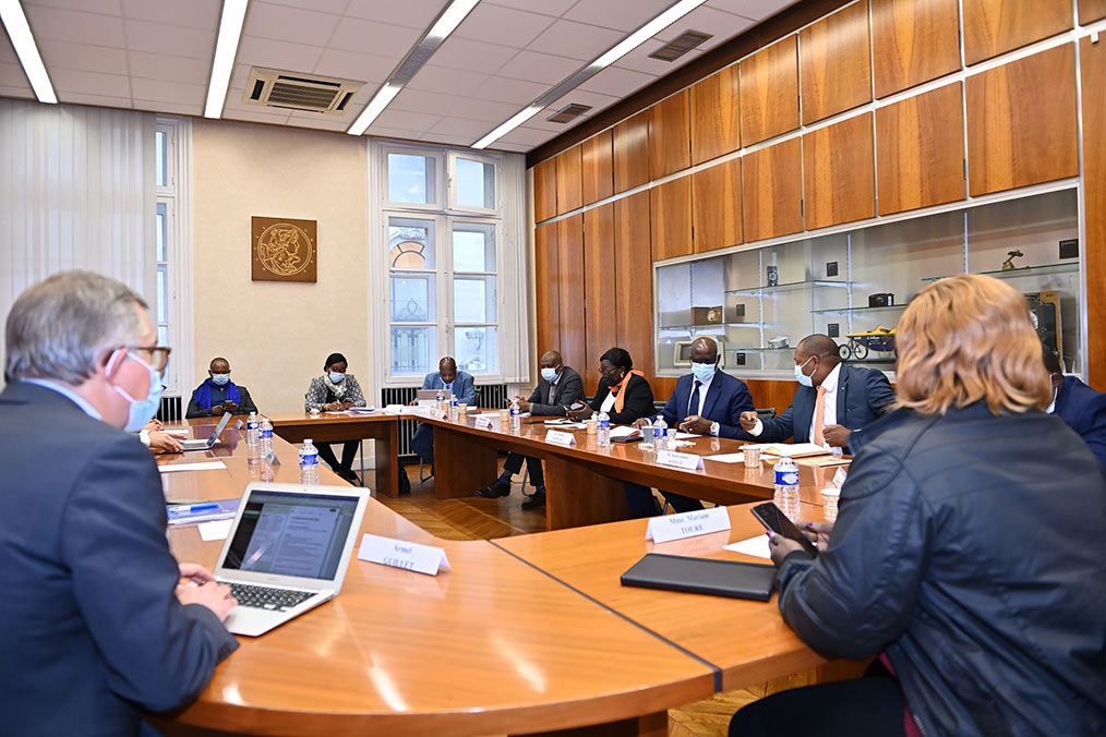 visite du ministre ivoirien de l'Enseignement supérieur